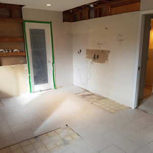 Sandberg/Hall Residence during renovations